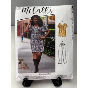 McCalls M8158 Womens Plus Sewing Pattern Size 18W-20W-22W-24W Uncut
